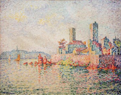 アンティーブ、塔 作： Paul Signac